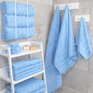 American Soft Linen 100% Cotton Turkish Towels for Bathroom, 4 Pack Bath Towel Set,  Super Soft, Extra Large Bath Towels