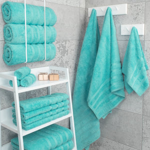 American Soft Linen 100% Cotton Turkish Towels for Bathroom, 4 Pack Bath Towel Set,  Super Soft, Extra Large Bath Towels