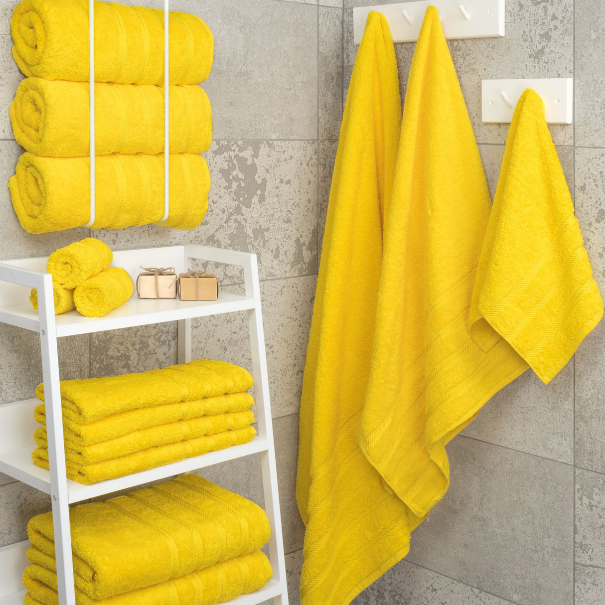 American Soft Linen 100% Cotton Turkish Towels for Bathroom, 4 Pack Bath Towel Set,  Super Soft, Extra Large Bath Towels