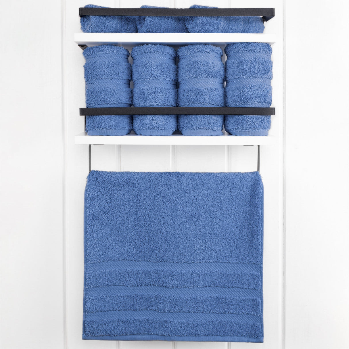 American Soft Linen 100%  Cotton Turkish Towels, 4 Pack Hand Towel Set, Super Soft, Absorbent, Quick Dry Premium Towels