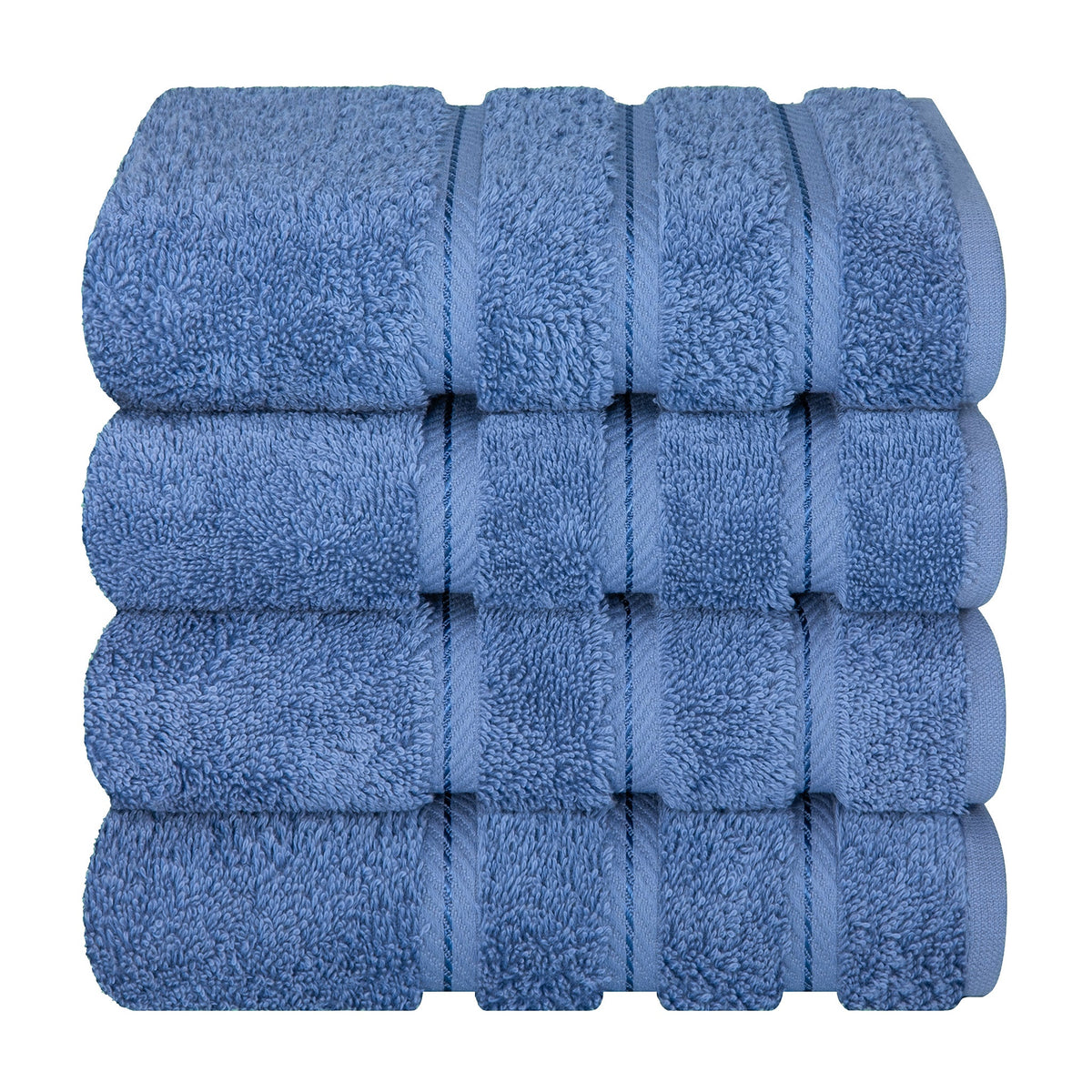 4 Piece 100% Cotton Turkish Towels, Hand Towel Set, Soft, Absorbent, Quick Dry - 28 Set Case Pack