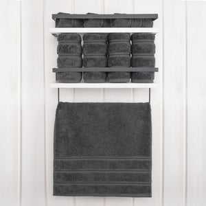 4 Piece 100% Cotton Turkish Towels, Hand Towel Set, Soft, Absorbent, Quick Dry - 28 Set Case Pack