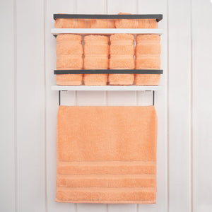 4 Piece 100% Cotton Turkish Towels, Hand Towel Set, Soft, Absorbent, Quick Dry - 28 Set Case Pack