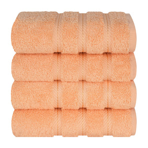 4 Piece 100% Cotton Turkish Towels, Hand Towel Set, Soft, Absorbent, Quick Dry - 28 Set Case Pack