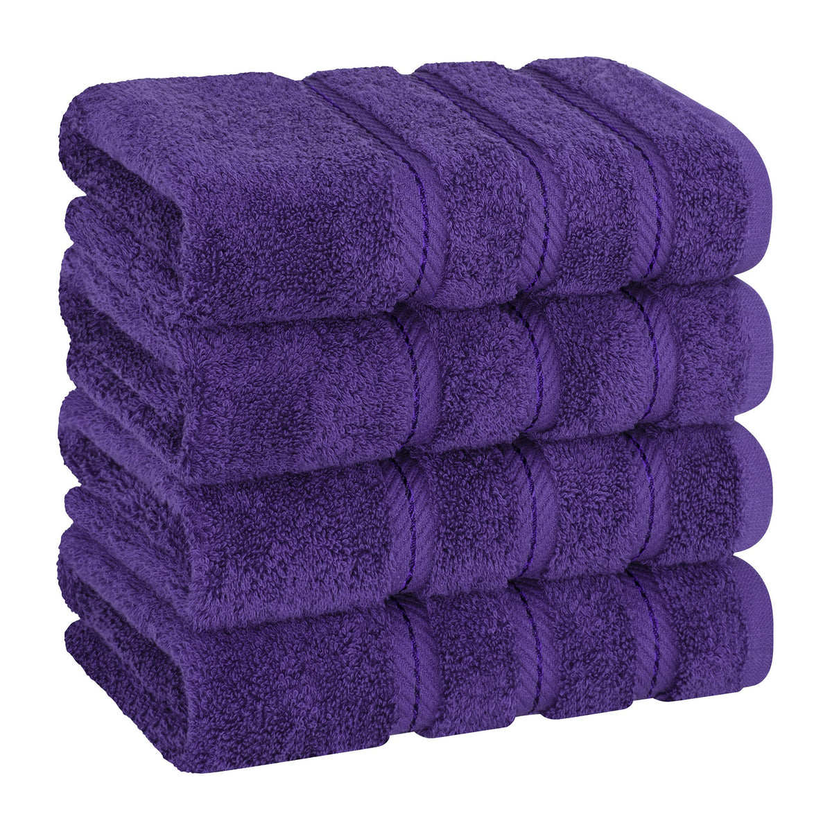 4 Piece 100% Cotton Turkish Towels, Hand Towel Set, Soft, Absorbent, Quick Dry - 28 Set Case Pack