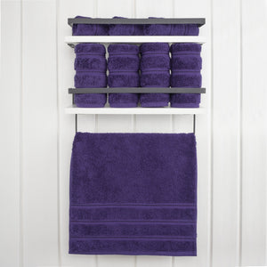 4 Piece 100% Cotton Turkish Towels, Hand Towel Set, Soft, Absorbent, Quick Dry - 28 Set Case Pack