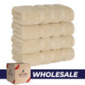 4 Piece 100% Cotton Turkish Towels, Hand Towel Set, Soft, Absorbent, Quick Dry - 28 Set Case Pack