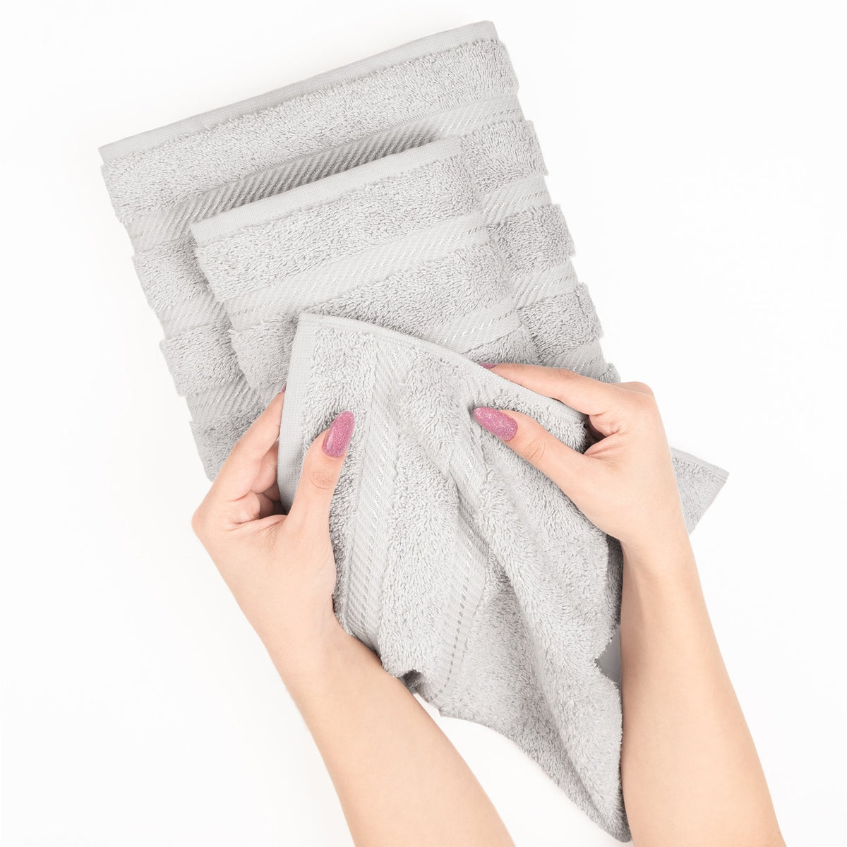 4 Piece 100% Cotton Turkish Towels, Hand Towel Set, Soft, Absorbent, Quick Dry - 28 Set Case Pack