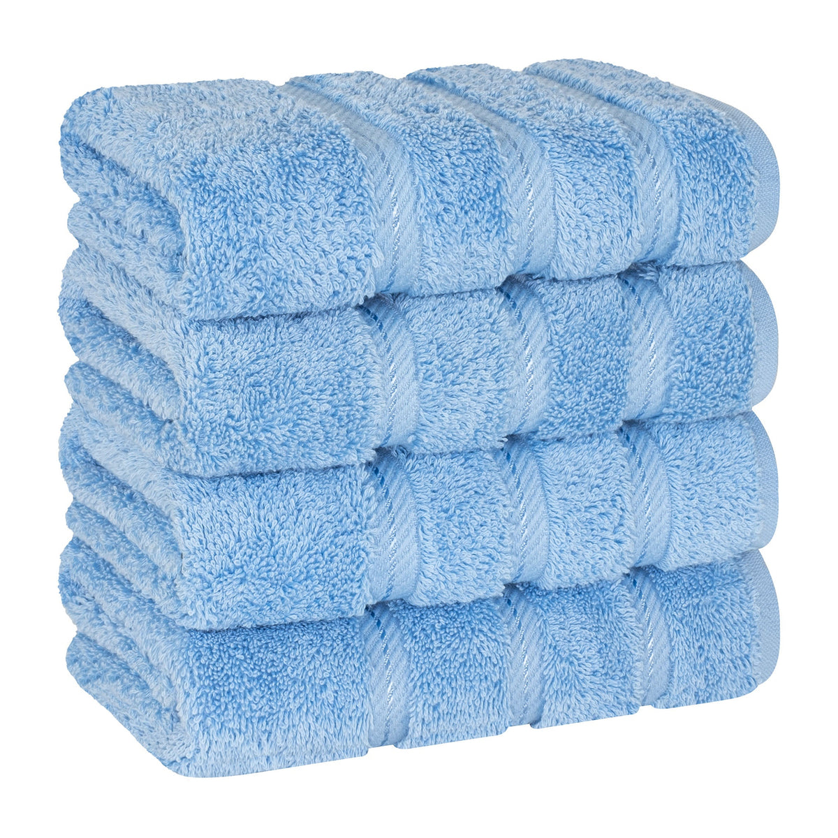 4 Piece 100% Cotton Turkish Towels, Hand Towel Set, Soft, Absorbent, Quick Dry - 28 Set Case Pack