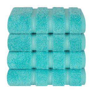 4 Piece 100% Cotton Turkish Towels, Hand Towel Set, Soft, Absorbent, Quick Dry - 28 Set Case Pack