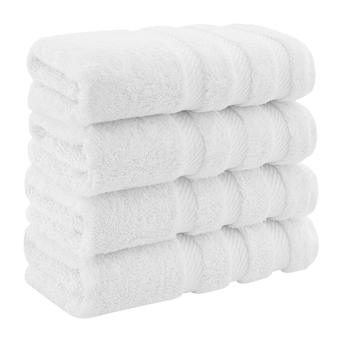 4 Piece 100% Cotton Turkish Towels, Hand Towel Set, Soft, Absorbent, Quick Dry - 28 Set Case Pack