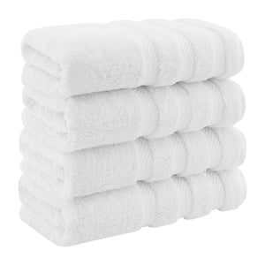 4 Piece 100% Cotton Turkish Towels, Hand Towel Set, Soft, Absorbent, Quick Dry - 28 Set Case Pack