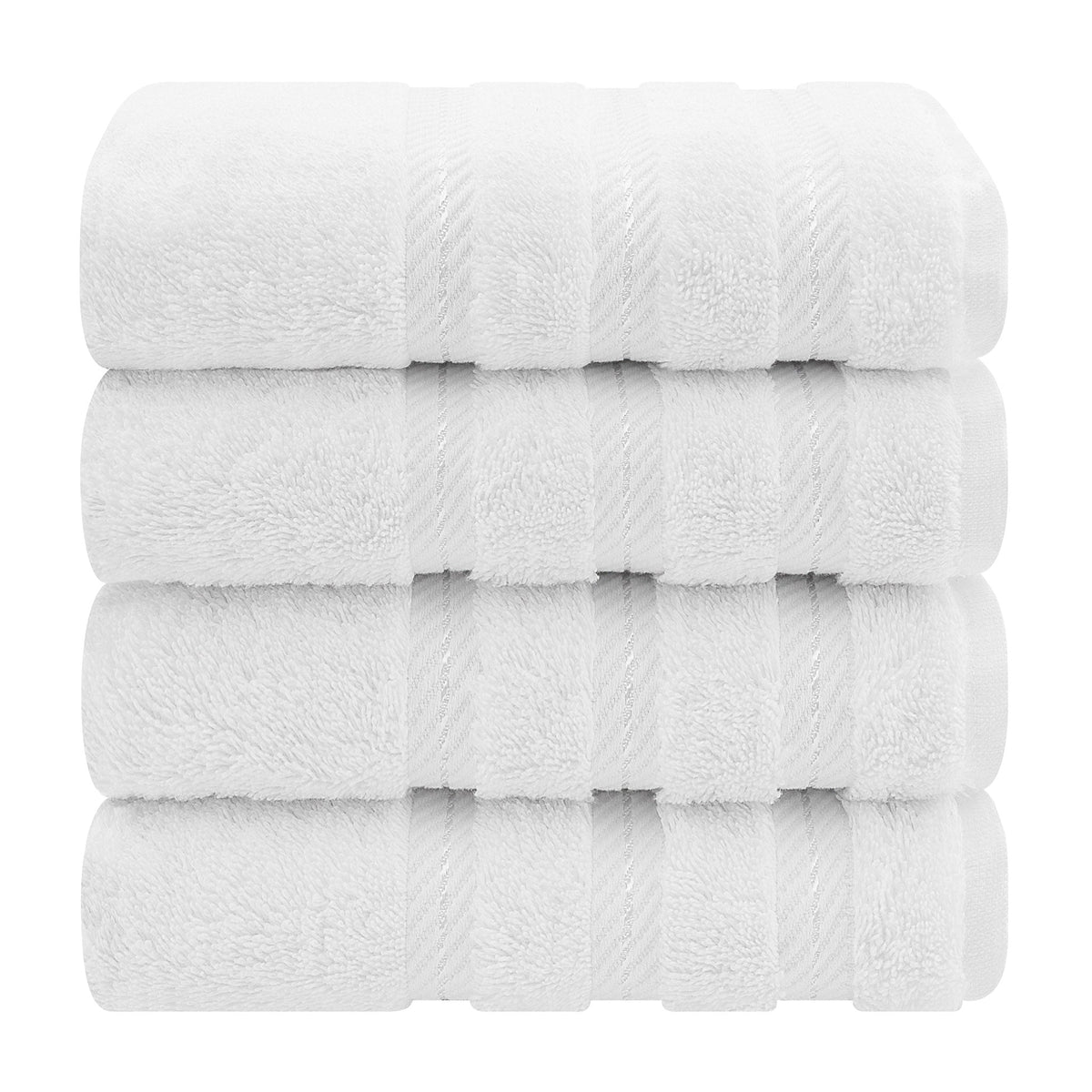 4 Piece 100% Cotton Turkish Towels, Hand Towel Set, Soft, Absorbent, Quick Dry - 28 Set Case Pack