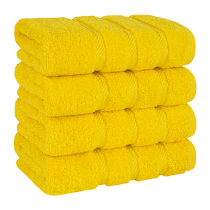 4 Piece 100% Cotton Turkish Towels, Hand Towel Set, Soft, Absorbent, Quick Dry - 28 Set Case Pack