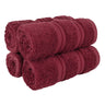 4 Piece 100% Cotton Softness, Elegance, Comfort Washcloth Turkish Towel Set