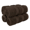 4 Piece 100% Cotton Softness, Elegance, Comfort Washcloth Turkish Towel Set