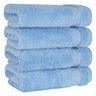 American Soft Linen Bekos 100% Cotton Turkish Towels, 4 Piece Hand Towel Set