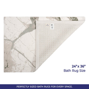 American Soft Linen Emest Bath Rug – 24"x36" Decorative Premium Cotton Bath Mats for Bathroom