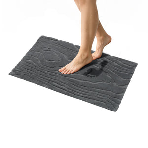 American Soft Linen Lovi Bath Rug – 21"x34" Premium Cotton, Non-Slip Design - Bath Mats for Bathroom