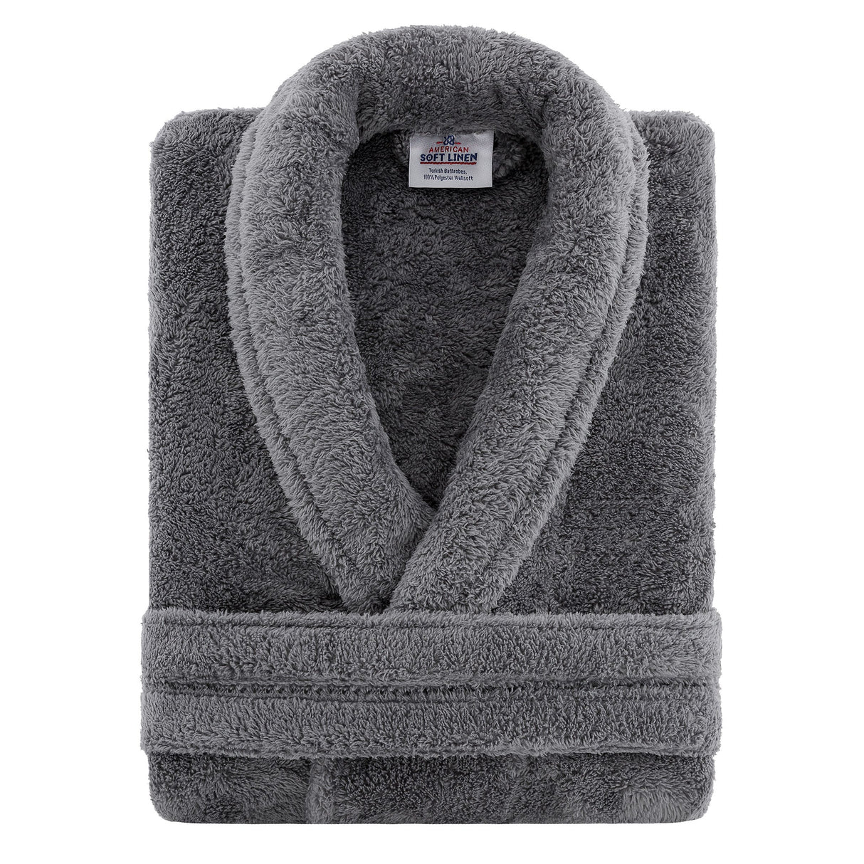 American Soft Linen Unisex Fleece Bathrobe, Super Soft, Absorbent and Fluffy - Wholesale