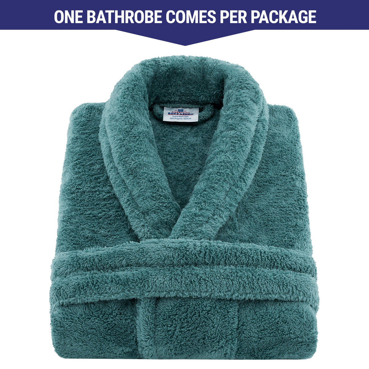 American Soft Linen Super Soft, Absorbent and Fluffy, Unisex Fleece Bathrobe