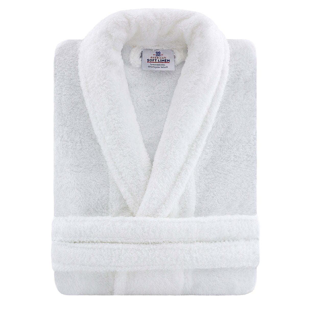 American Soft Linen Unisex Fleece Bathrobe, Super Soft, Absorbent and Fluffy - Wholesale
