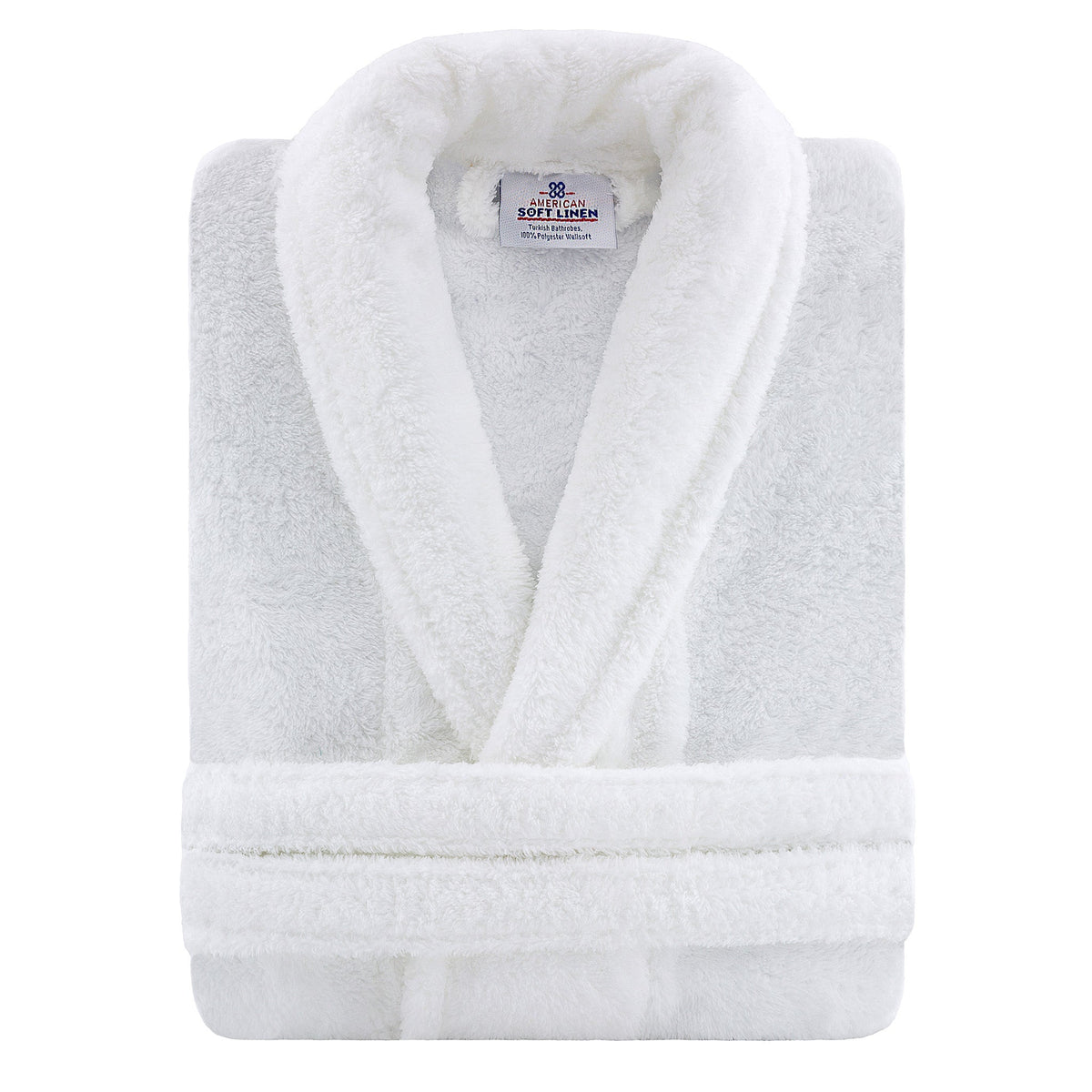 American Soft Linen Super Soft, Absorbent and Fluffy, Unisex Fleece Bathrobe