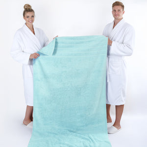 American Soft Linen 35x70 Inch Jumbo Bath Sheet Set of 2 – Extra Large 100% Cotton Turkish Bath Towels