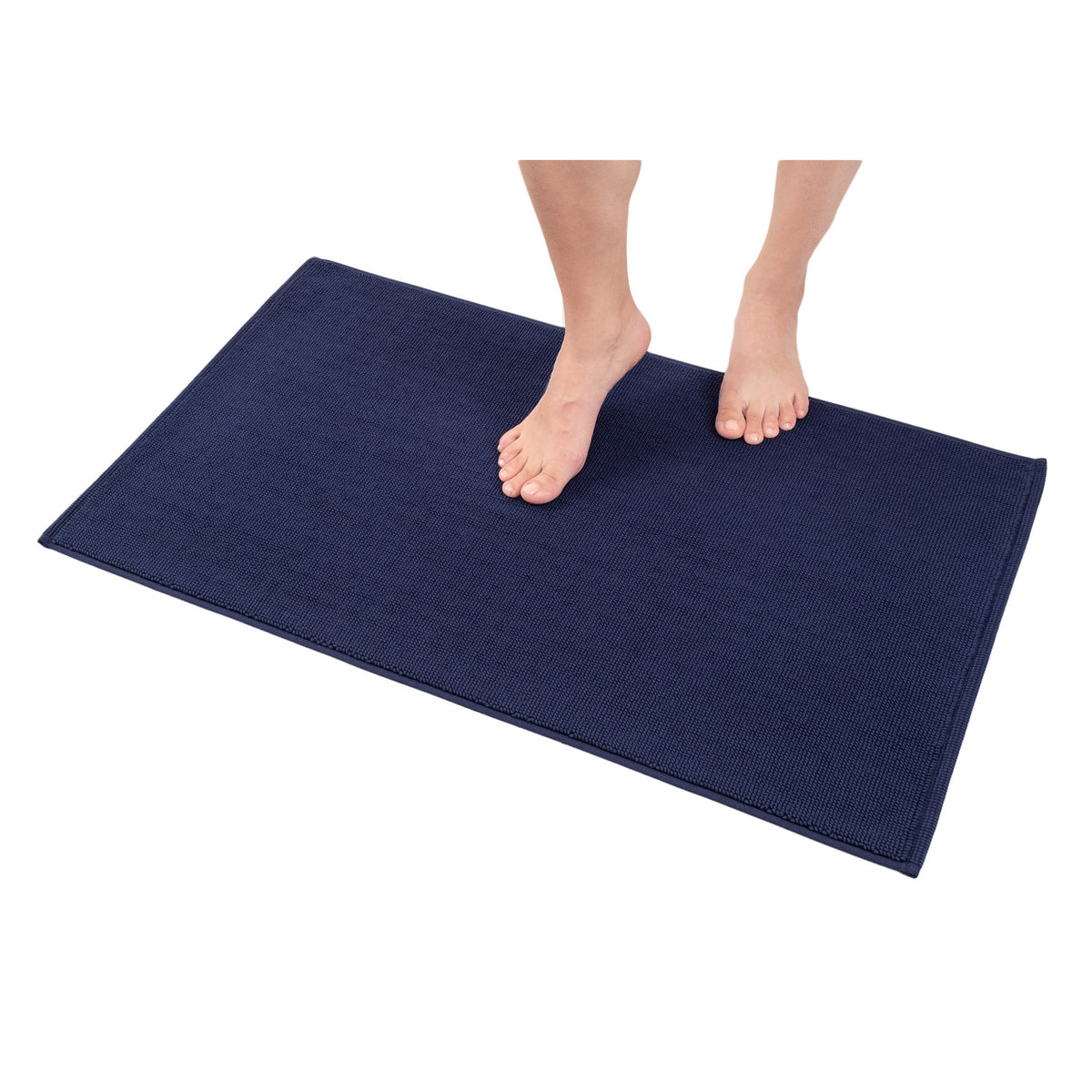 American Soft Linen 100% Cotton Bath Mat Rugs, 20x34 inches with Silicone Backing, Soft Absorbent Grip-Enhanced Bath Mats for Bathroom - 35 Set Case Pack