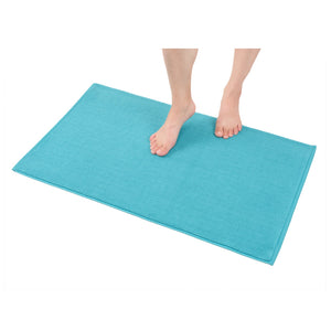 American Soft Linen 100% Cotton Bath Mat Rugs, 20x34 inches with Silicone Backing, Soft Absorbent Grip-Enhanced Bath Mats for Bathroom - 35 Set Case Pack