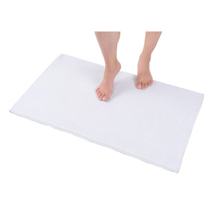 American Soft Linen 100% Cotton Bath Mat Rugs, 20x34 inches with Silicone Backing, Soft Absorbent Grip-Enhanced Bath Mats for Bathroom - 35 Set Case Pack
