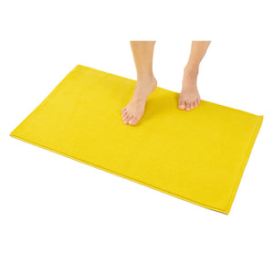 American Soft Linen 100% Cotton Bath Mat Rugs, 20x34 inches with Silicone Backing, Soft Absorbent Grip-Enhanced Bath Mats for Bathroom - 35 Set Case Pack