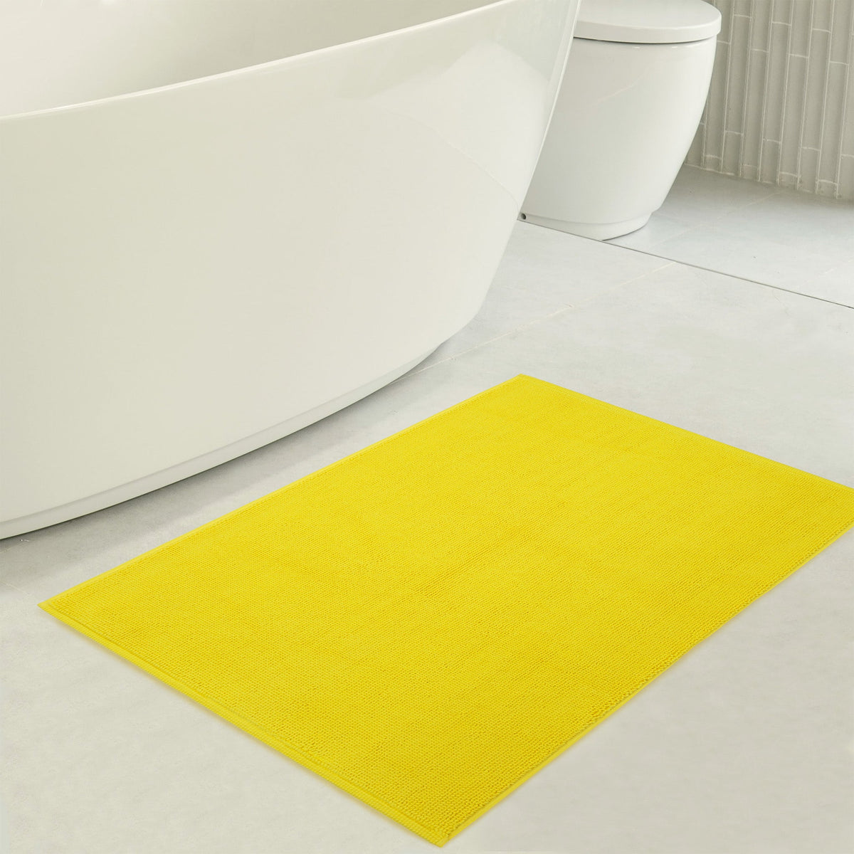 American Soft Linen 100% Cotton Bath Mat Rugs, 20x34 inches with Silicone Backing, Soft Absorbent Grip-Enhanced Bath Mats for Bathroom - 35 Set Case Pack