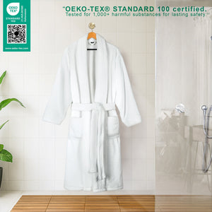American Soft Linen Luxury Men’s Fleece Bathrobe – Ultra Soft, Warm & Lightweight Plush Robe
