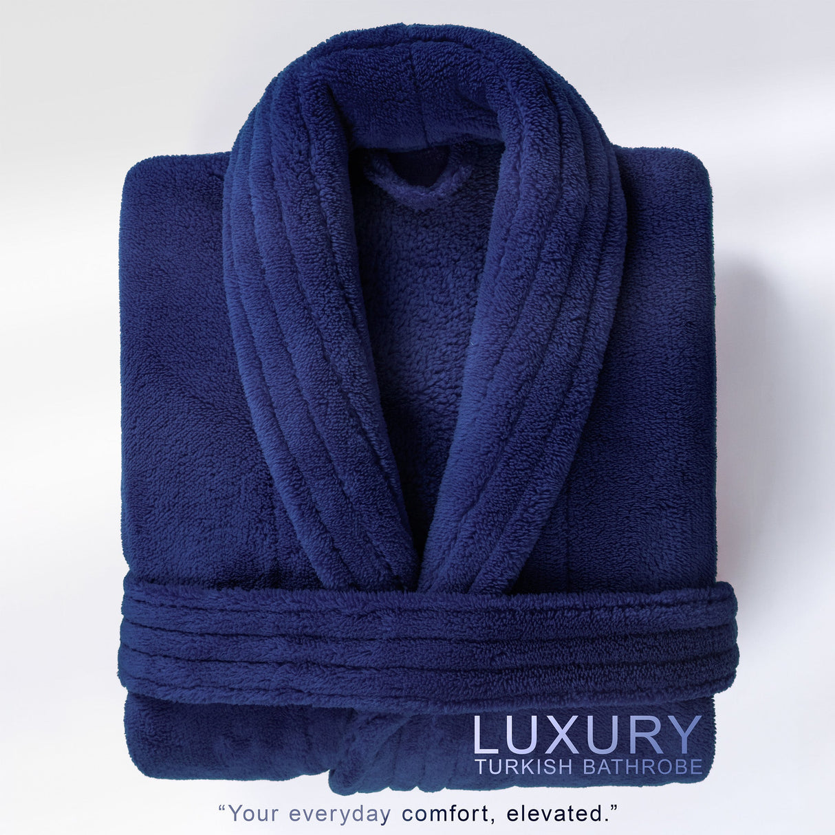 American Soft Linen Luxury Men’s Fleece Bathrobe – Ultra Soft, Warm & Lightweight Plush Robe
