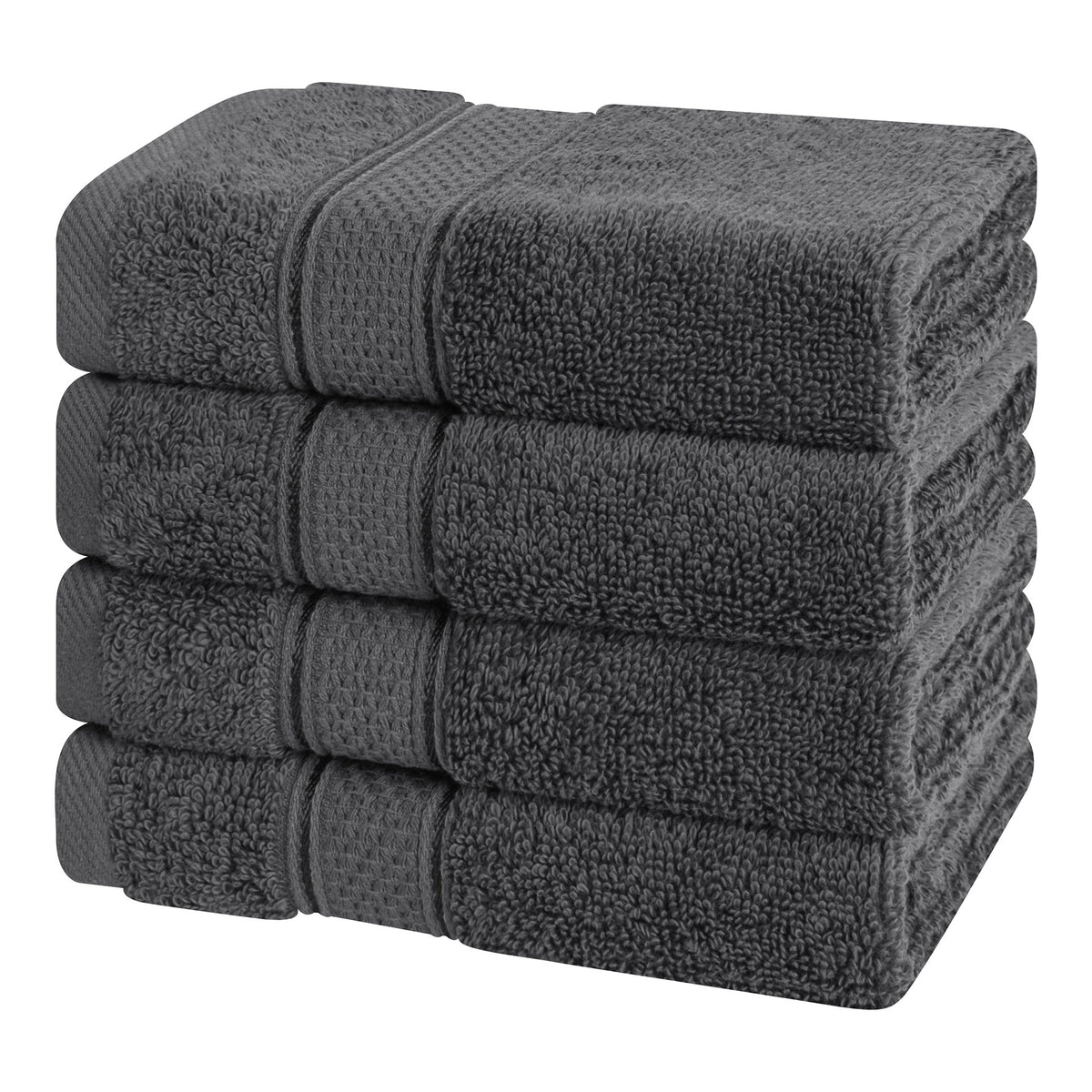 American Soft Linen 100% Cotton, Luxury, Salem 4 Piece Washcloth Set - 60 Set Case Pack