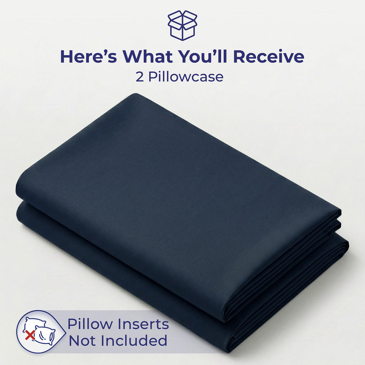 American Soft Linen 100% Cotton Sateen Pillowcase Set (2 Piece) - Soft, Breathable, Hotel Quality Pillow Covers