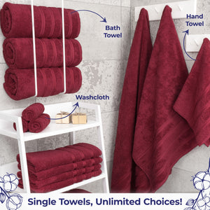 American Soft Linen Single Piece 100% Cotton Turkish Towels with 20 Different Colors, Create Your Set
