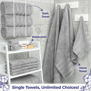 American Soft Linen Single Piece 100% Cotton Turkish Towels with 20 Different Colors, Create Your Set