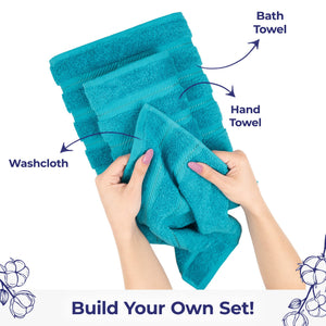 American Soft Linen Single Piece 100% Cotton Turkish Towels with 20 Different Colors, Create Your Set