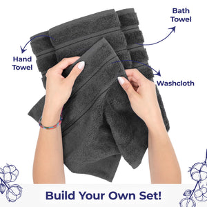 American Soft Linen Single Piece 100% Cotton Turkish Towels with 20 Different Colors, Create Your Set