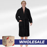 American Soft Linen Luxury Men’s Fleece Bathrobe – Ultra Soft, Warm & Lightweight Plush Robe Wholesale