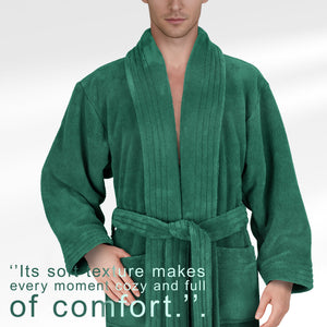 American Soft Linen Luxury Men’s Fleece Bathrobe – Ultra Soft, Warm & Lightweight Plush Robe Wholesale