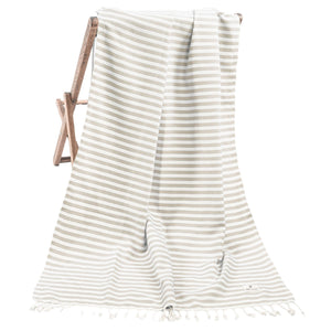 American Soft Linen Turkish Peshtemal Beach Towels, Cotton 4 Pack, 40" x 70" Size, Swim Towels for Beach and Pool Towels