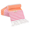 American Soft Linen Turkish Peshtemal Beach Towels, Cotton 4 Pack, 40" x 70" Size, Swim Towels for Beach and Pool Towels