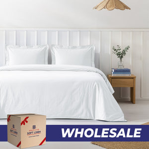American Soft Linen Wholesale Duvet Cover Sets – 100% Washed Cotton Hotel Bedding Bulk