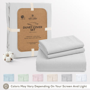 American Soft Linen Wholesale Duvet Cover Sets – 100% Washed Cotton Hotel Bedding Bulk