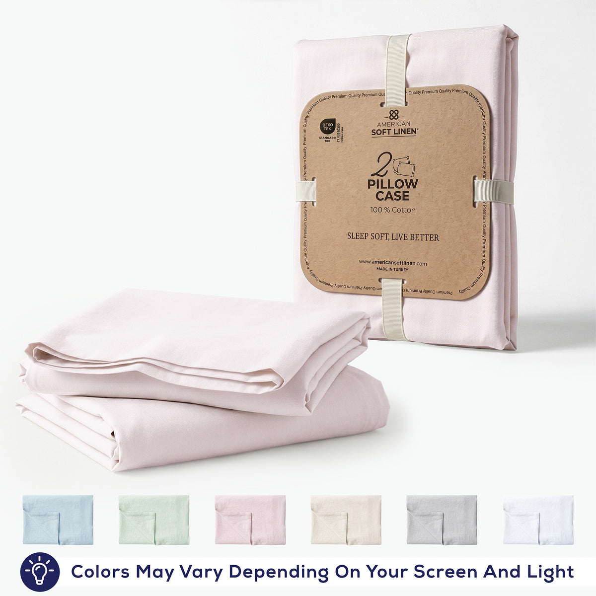 American Soft Linen Wholesale Pillowcases – Bulk Hotel Pillow Covers for Hospitality