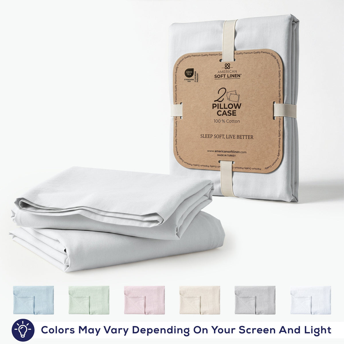 American Soft Linen Wholesale Pillowcases – Bulk Hotel Pillow Covers for Hospitality