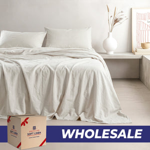 American Soft Linen Wholesale Sheet Sets – Hotel Bedding Bulk for Airbnb & Hospitality